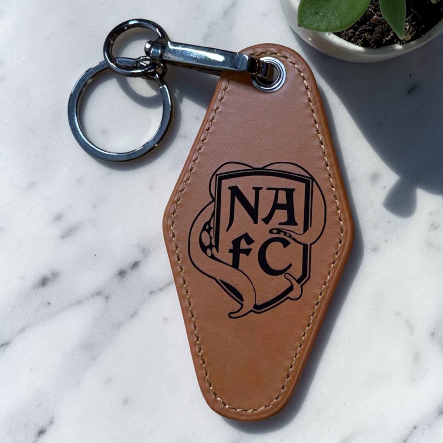 Custom Motel Keychain
