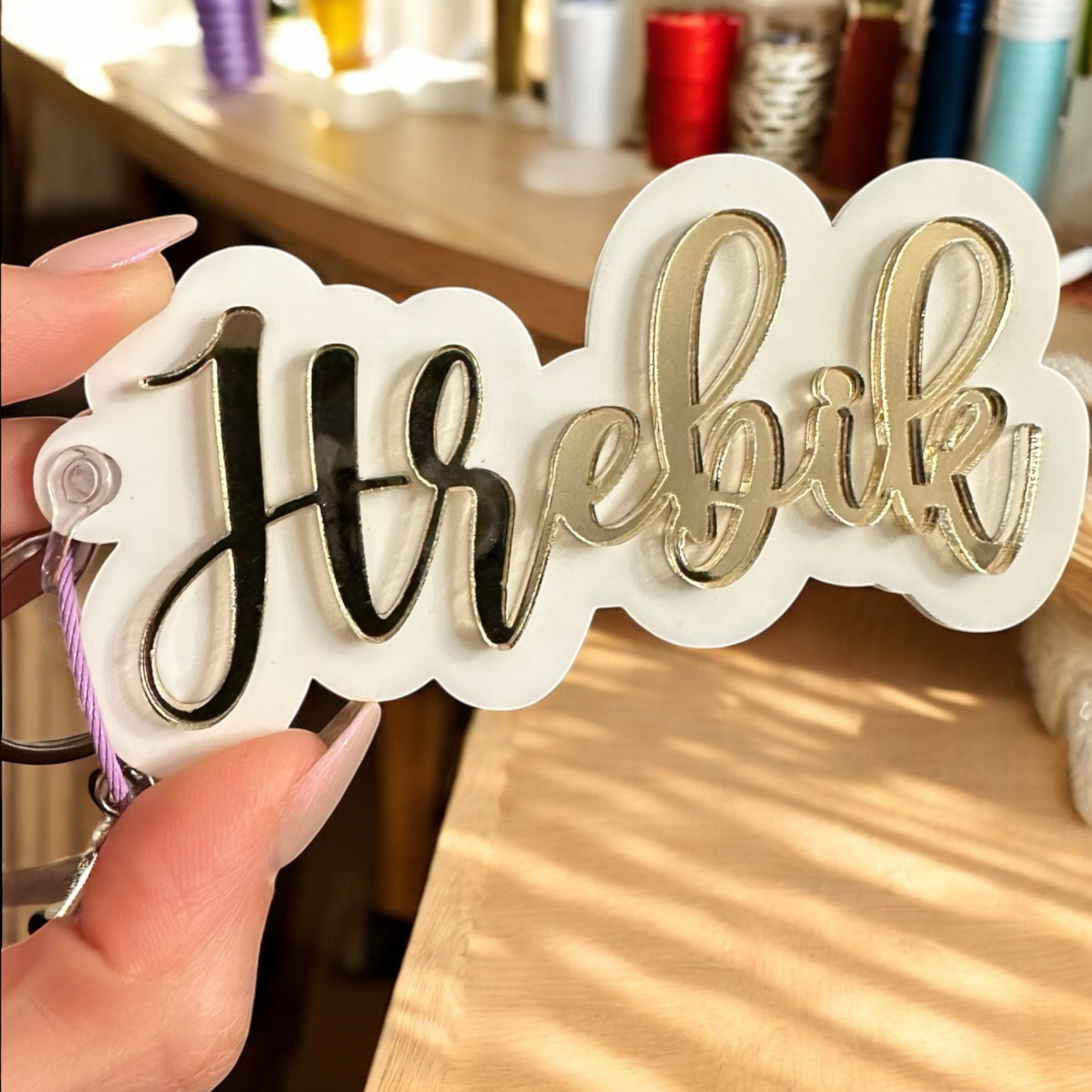 Backpack Tag/ Bag Tag/ Keychain