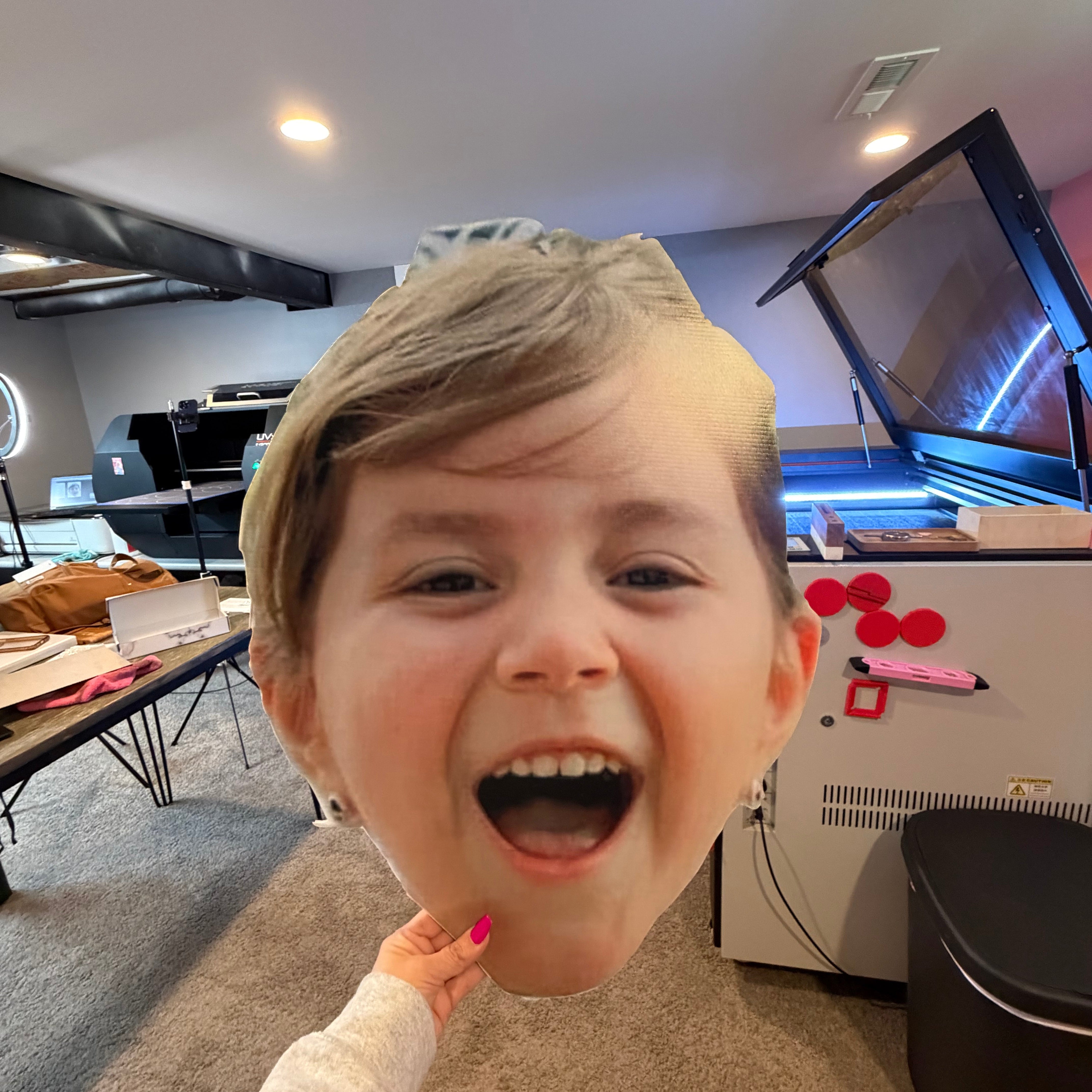 Big Baby Head Print