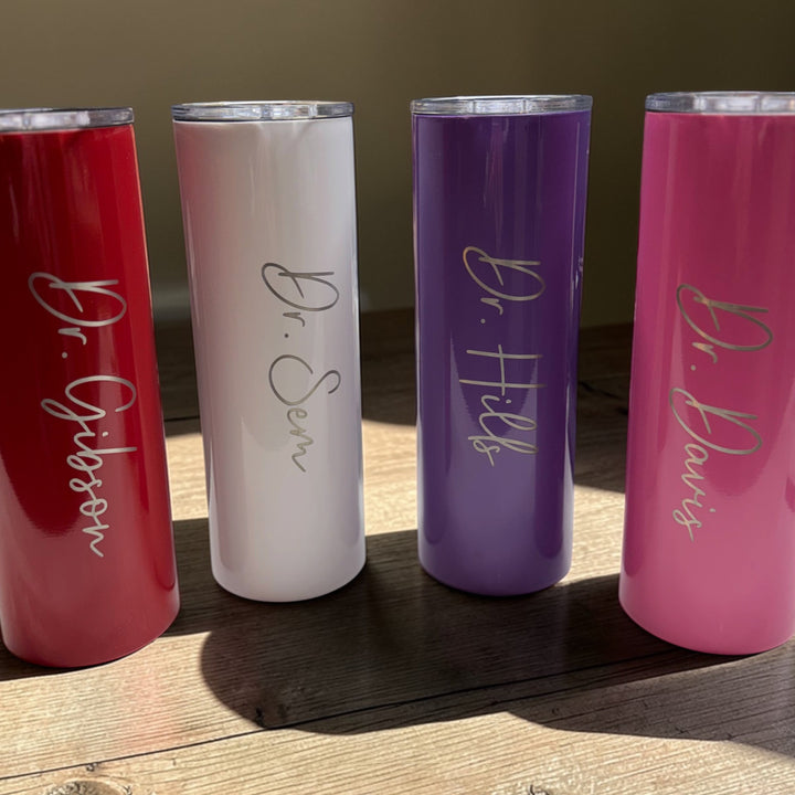 20 oz Skinny Tumbler in 10 Colors