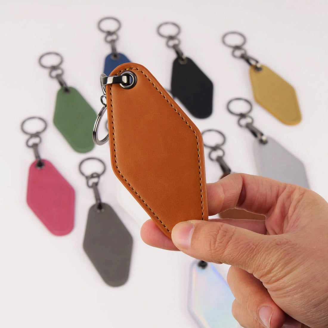 Custom Motel Keychain