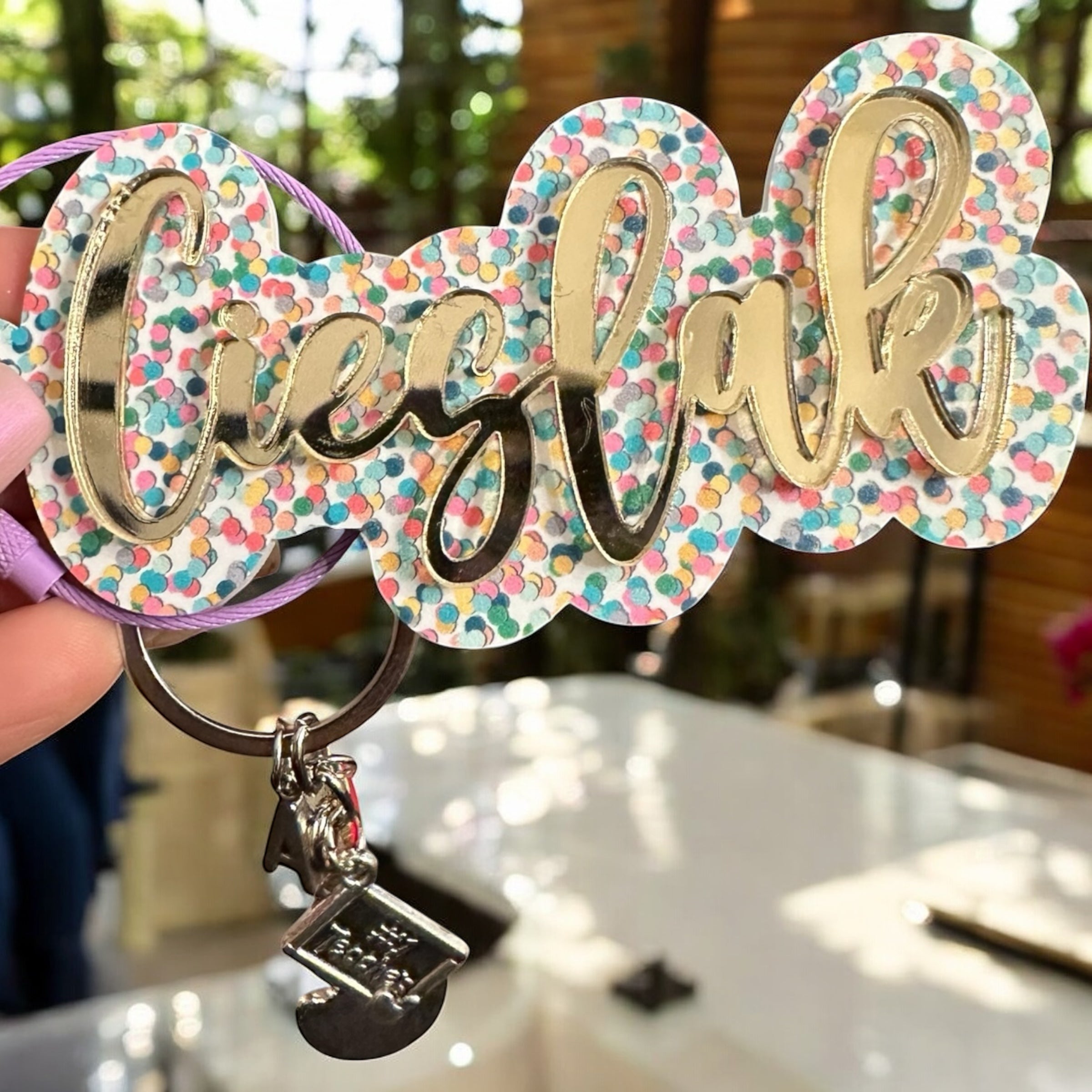 Backpack Tag/ Bag Tag/ Keychain