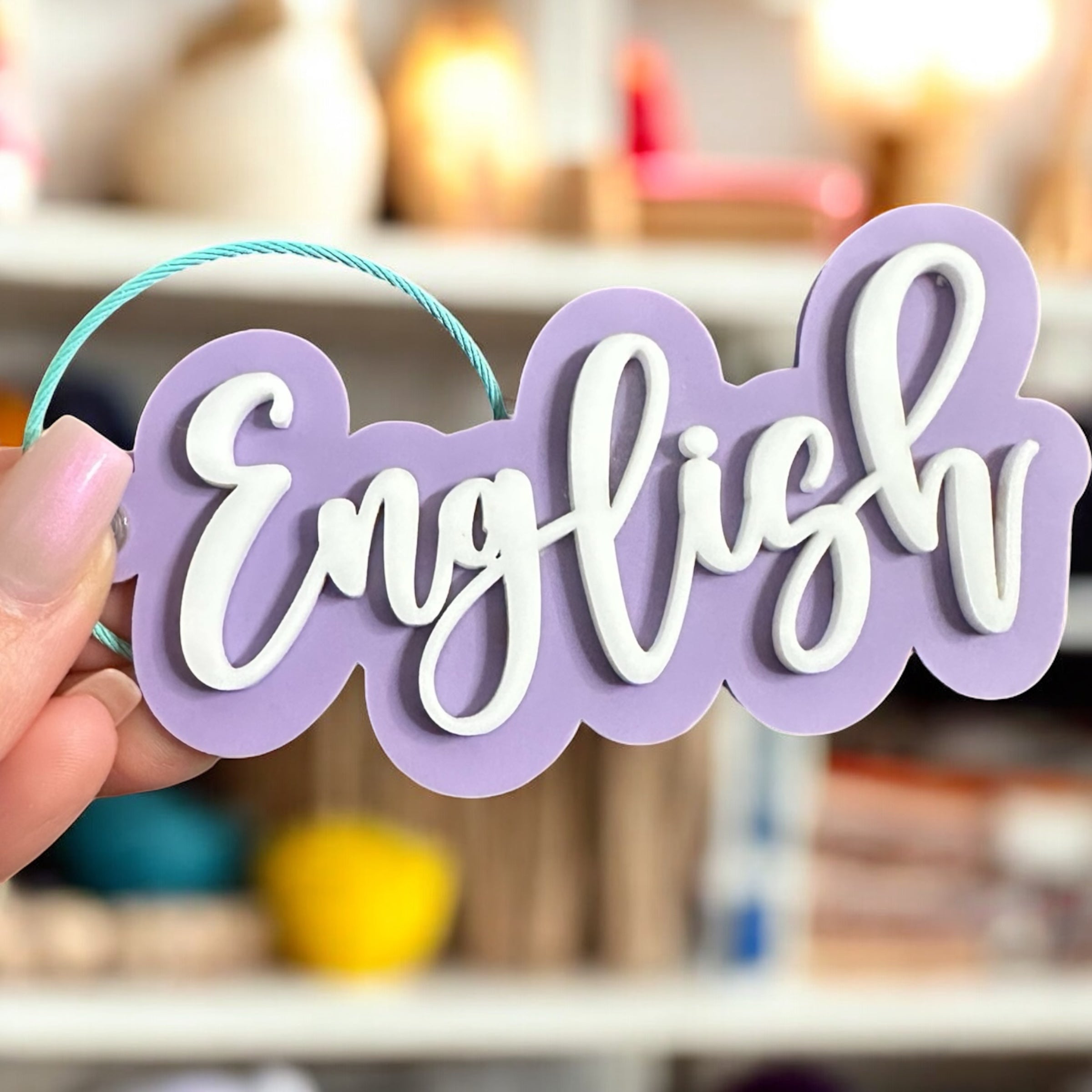 Backpack Tag/ Bag Tag/ Keychain