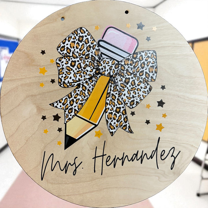 Custom Classroom Door Sign