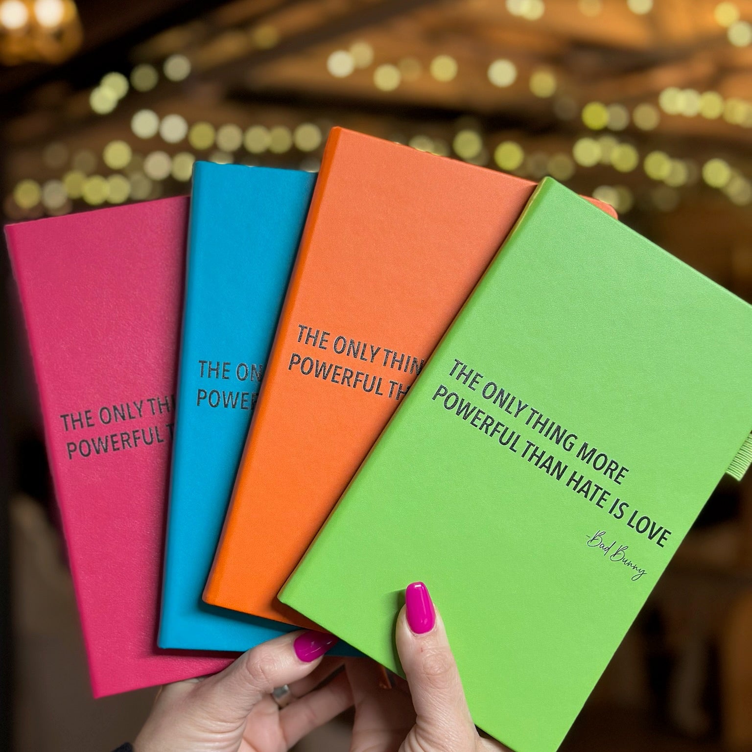 The Only Thing More Powerful Than Hate Is Love Journal