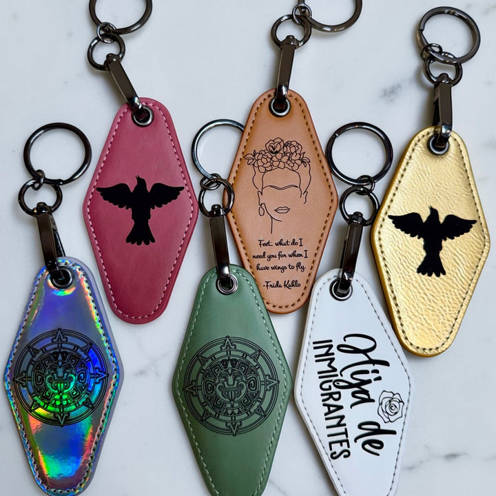 Custom Motel Keychain