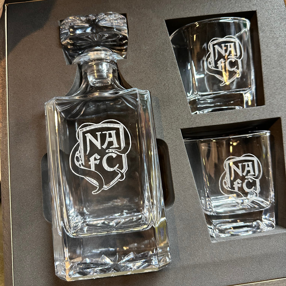 NAFC Whiskey Decanter Set