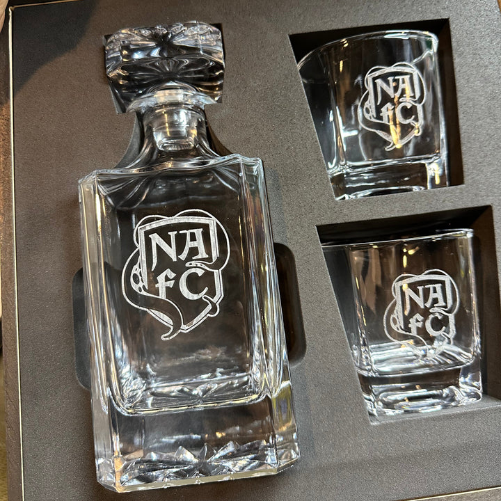 NAFC Whiskey Decanter Set