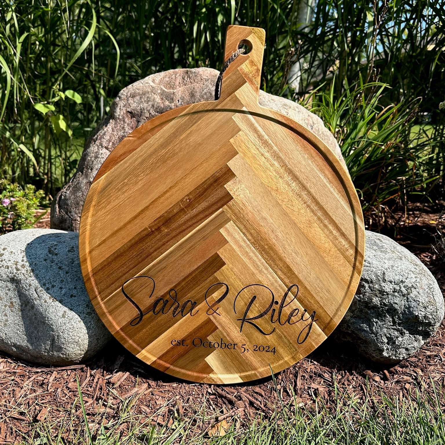 Acacia Wood Charcuterie Board