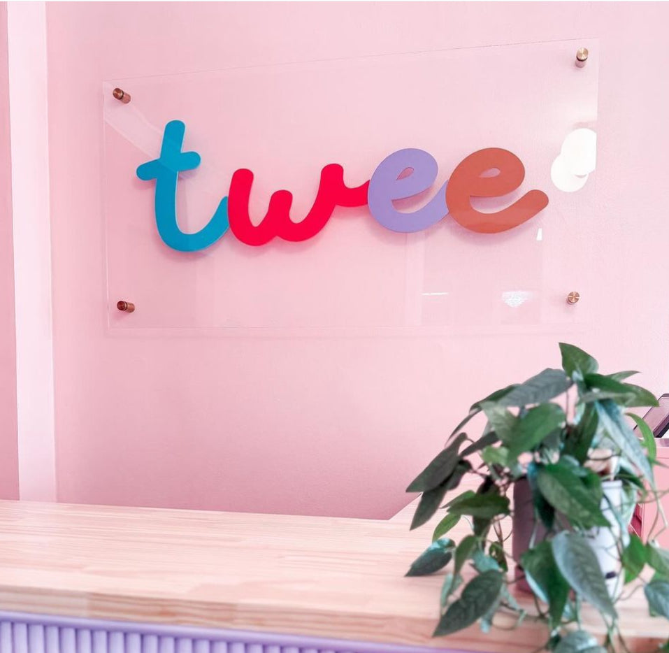 Large Indoor Acrylic Sign