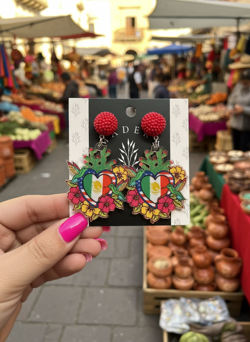 Mexican Corazon Earrings