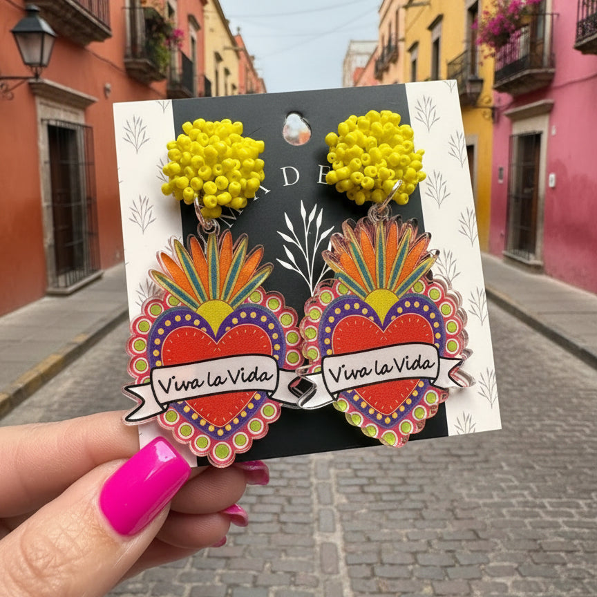 Mexican Corazon Earrings