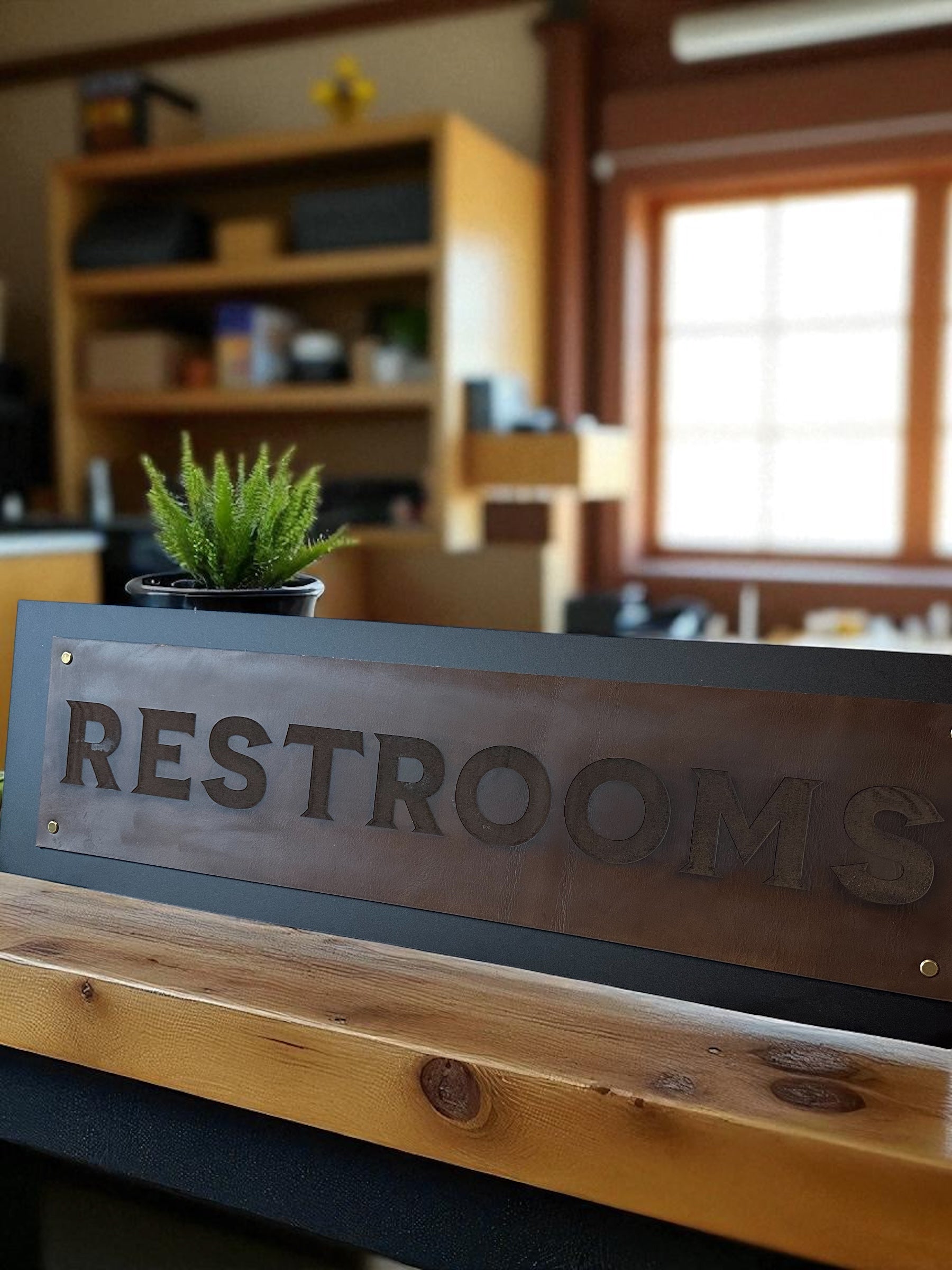 Custom Commercial Interior Bathroom Signs