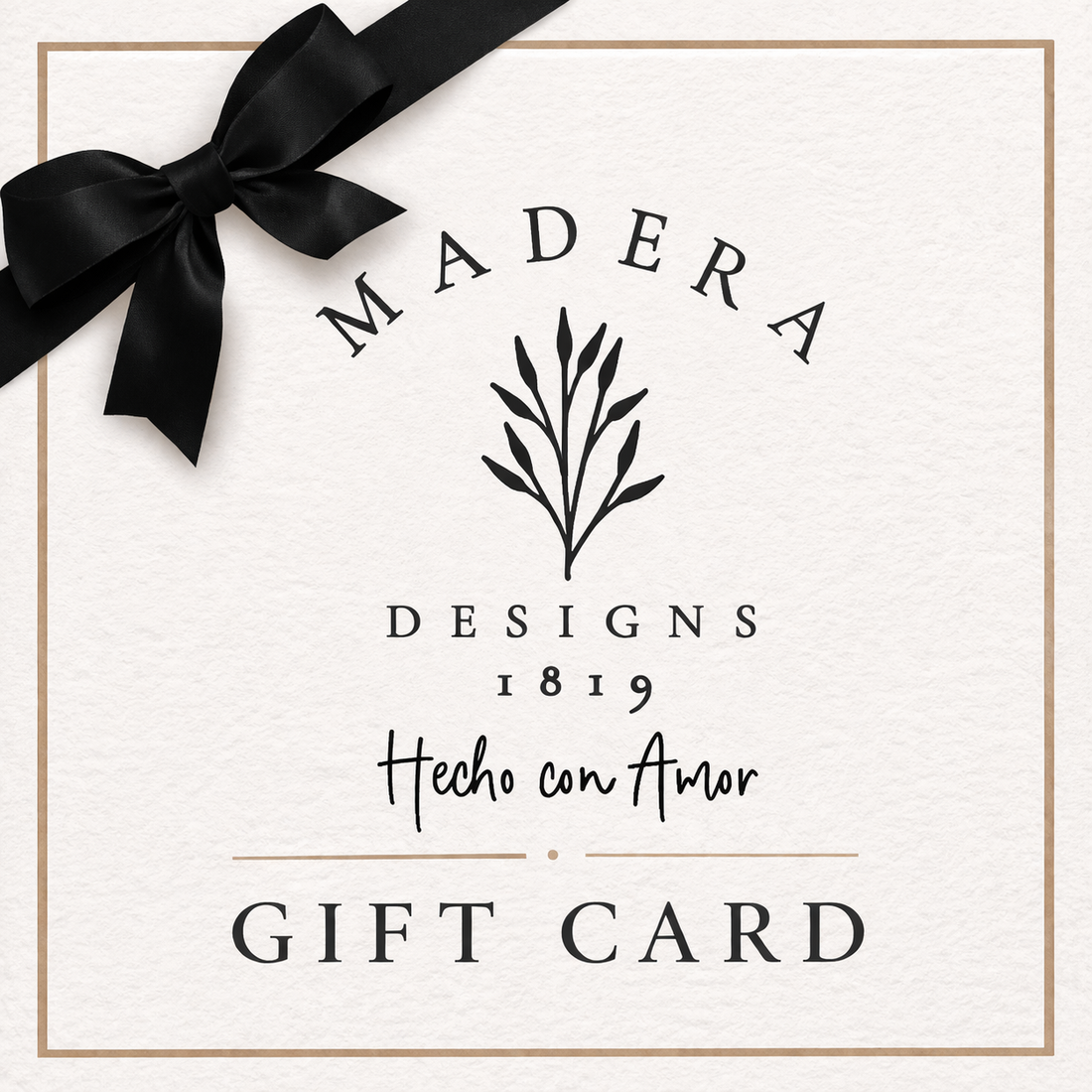 1819 Madera Designs Gift Card