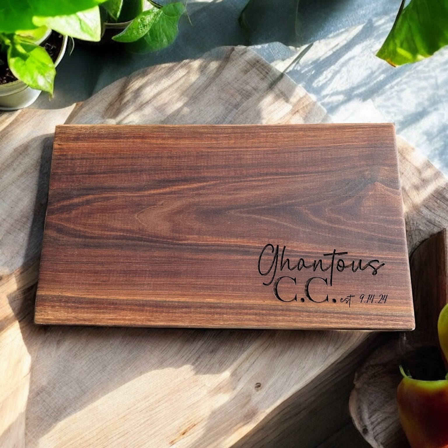 Walnut Charcuterie Board, 10x17