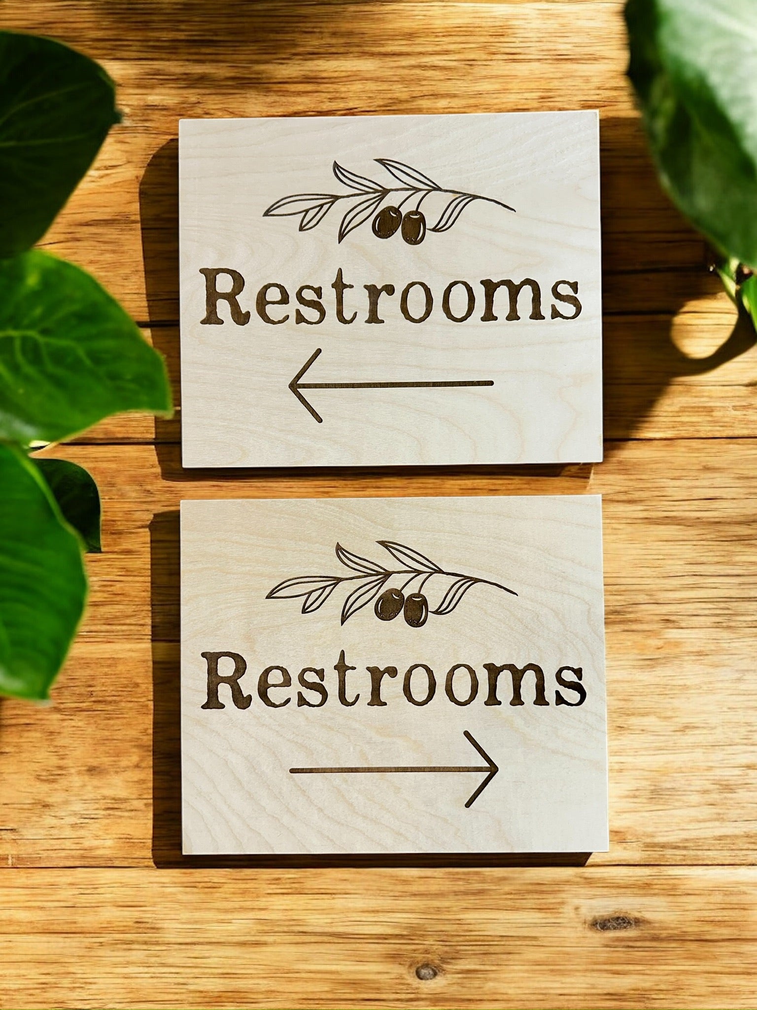 Custom Commercial Interior Bathroom Signs