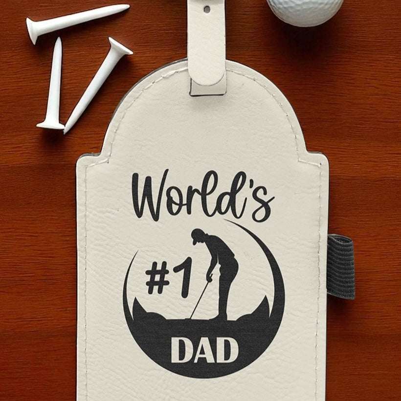 Custom Golf Tee Bag Tag