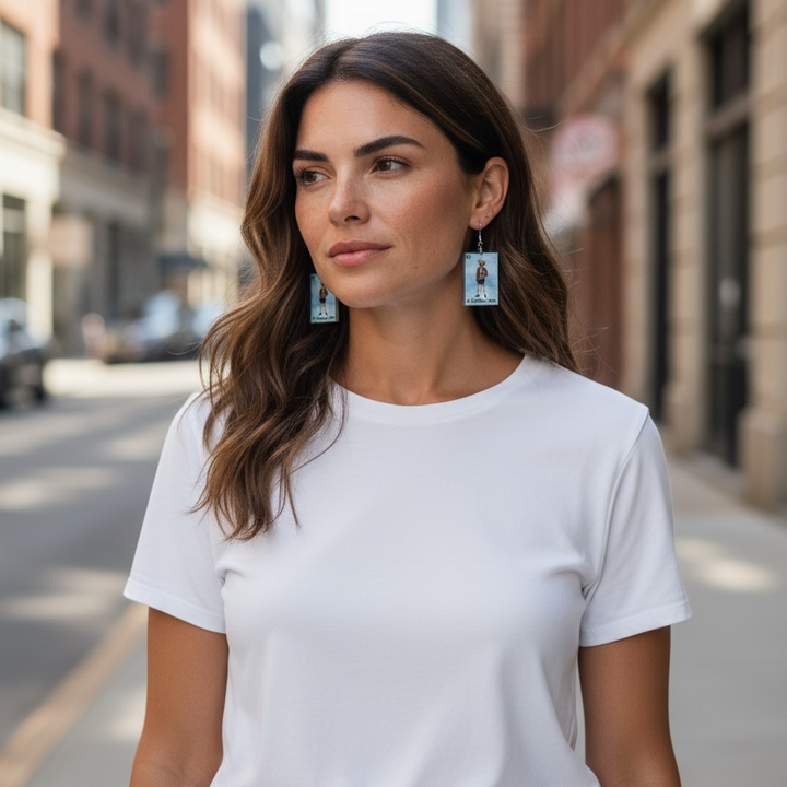 Benito Bad Bunny Earrings El Half Time Show