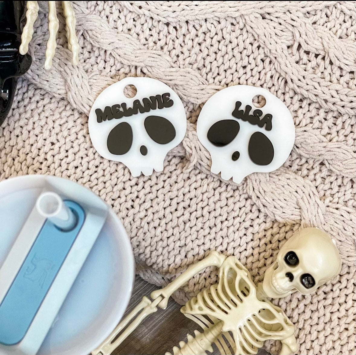 Skeleton Head Stanley Topper