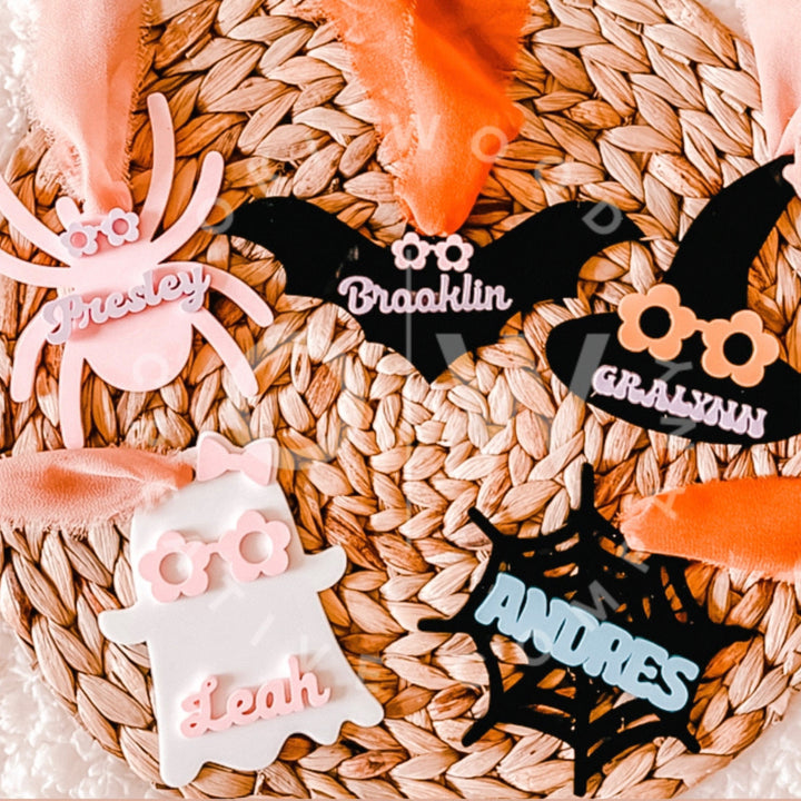 Custom Halloween Basket Tags – Spooky Set