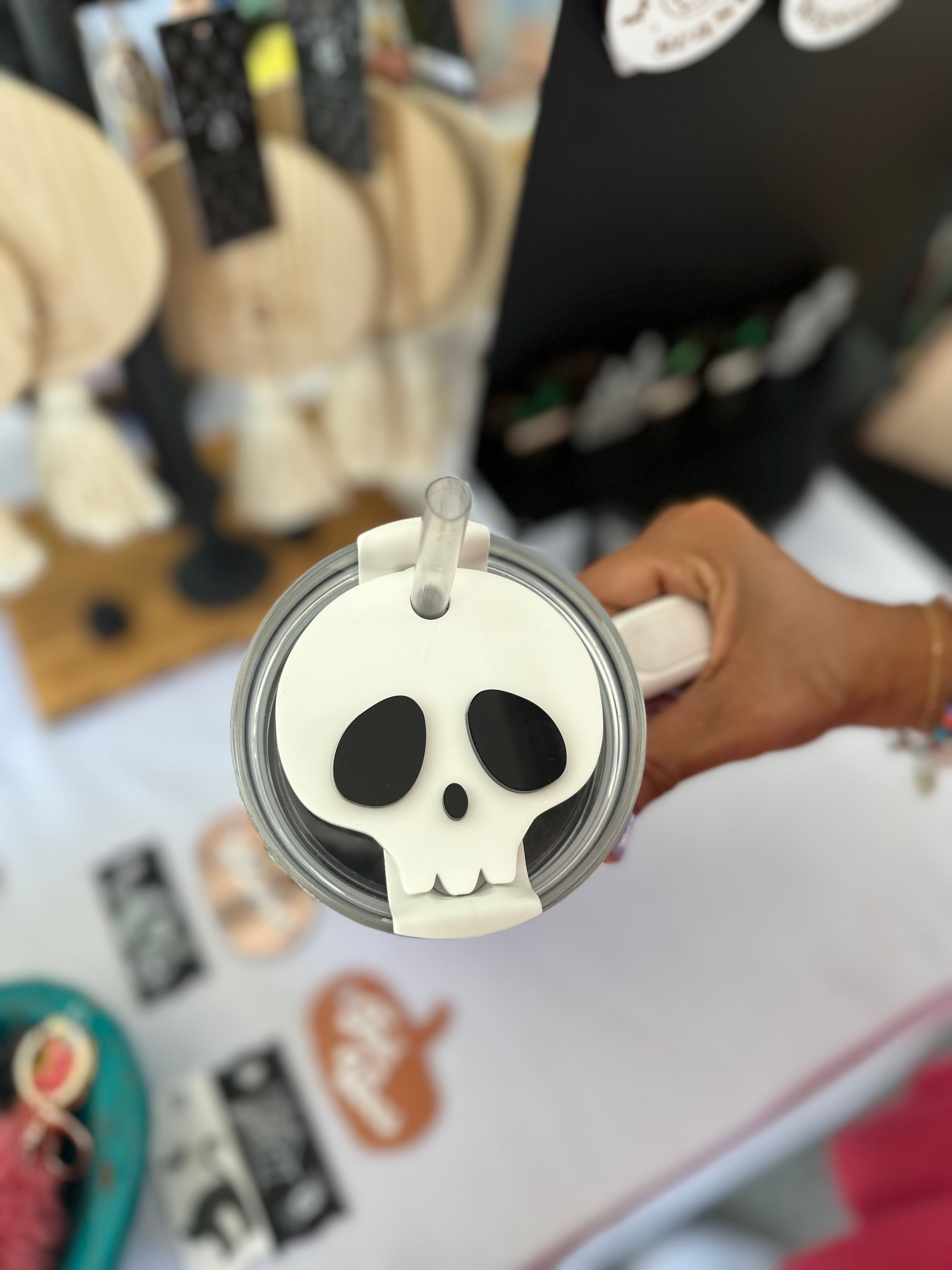 Skeleton Head Stanley Topper