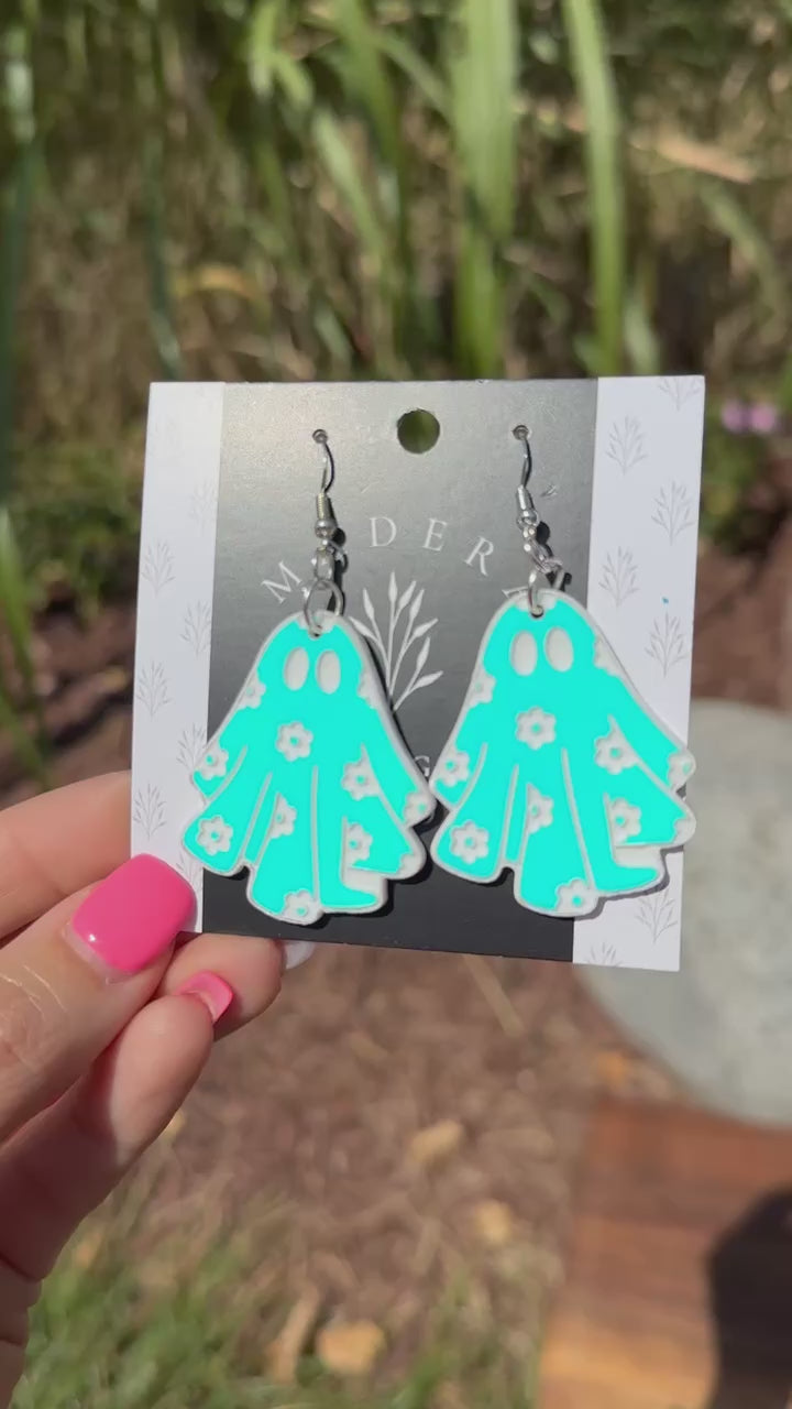 Daisy Ghost Earrings